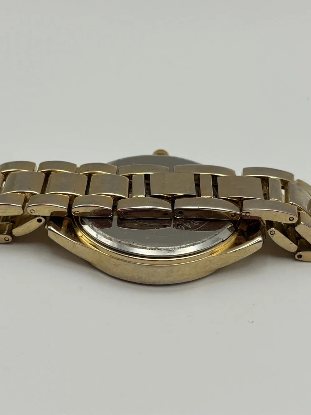 Vice Versa Women's Gold Crystal Bracelet Watch - Sparkling Pavé Dial